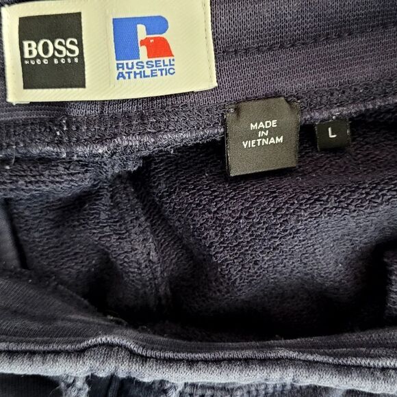 Boss Hugo Boss x Russell Blue Sweatpants Relaxed Fit Size Large - Picture 11 of 11